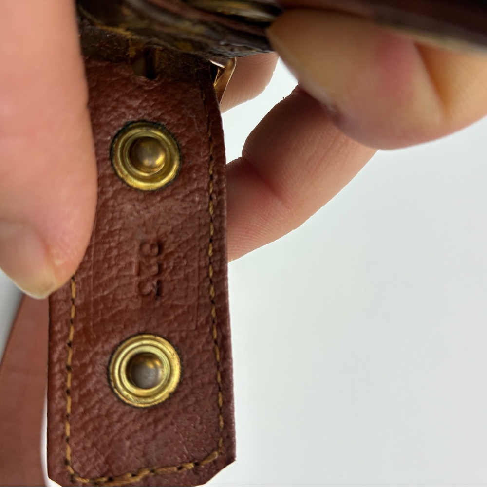 LOUIS VUITTON MONOGRAM VINTAGE BUCKLE BELT - Picture 13 of 16